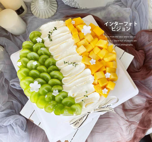 芒果青提鲜果蛋糕 商品图1