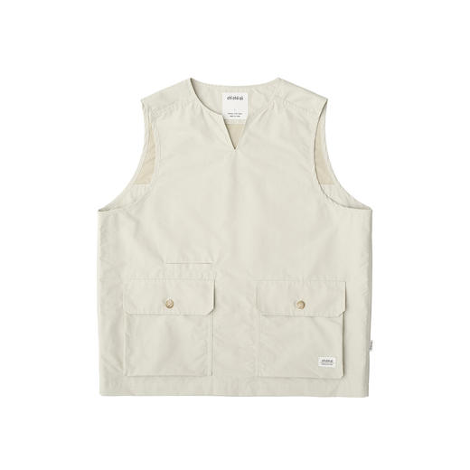 吃茶去chichaqu 山系户外宽松口袋工装功能马甲 商品图4