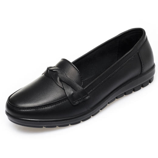 秋季新款真皮单皮鞋低跟休闲鞋软底软面孕妇鞋驾车鞋KQ-PC6177 商品图3