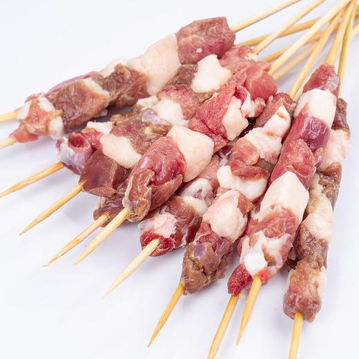 盐池滩羊原切240g羔羊肉串360g红柳肉串送烧烤料全国包邮半年羔羊入口即化 商品图1