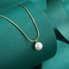 【明珠】子佩集S925银“一颗珍珠”吊坠项链【ZYXS-A2522】镀金2208 商品缩略图2