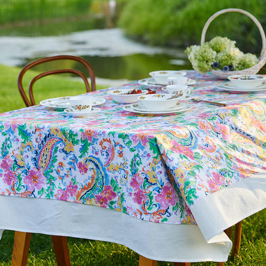 烂漫四季系列欧式奢华双层桌布 商品图0