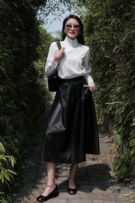 skp奢品牌代工厂定制——不磨脚的超软漆皮玛丽珍方跟鞋！超显瘦包脚！超软头层胎牛漆 柔软羊皮里 鞋跟包面皮！北京SKP商场线下款跟单 某明星同款车厘子色/黑金配色 4CM粗跟行走不累脚 精致复古方头 商品图14