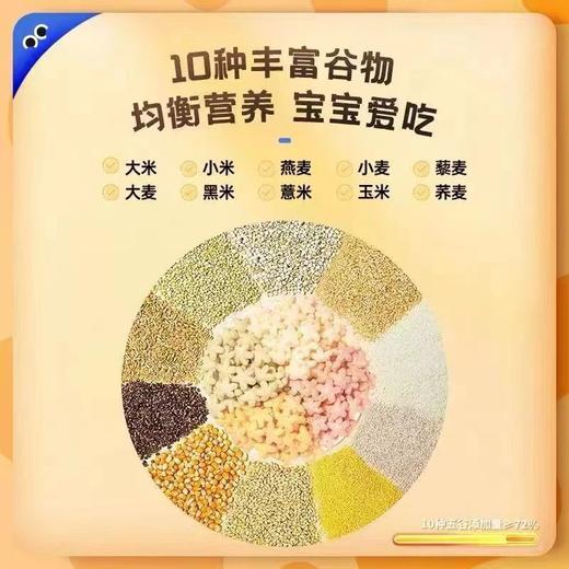 海绵宝宝谷物星星手指泡芙小星宝宝儿童小零食无添加白砂糖24g/盒 商品图1