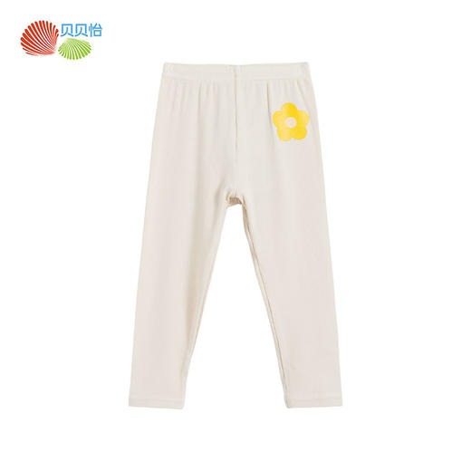 贝贝怡女童打底裤经典款小雏菊个性女宝宝修身长裤可爱柔软百搭 商品图4