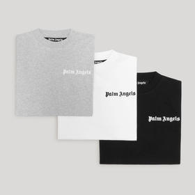PALM ANGELS 棕榈天使 男士棉质字母徽标印花圆领短袖T恤套装三件装 混色 PMAA070C99JER001 8484