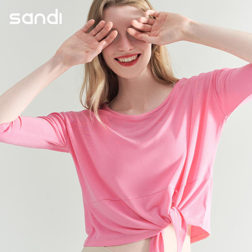 SANDI品牌七分袖罩衫SE19015 商品图0
