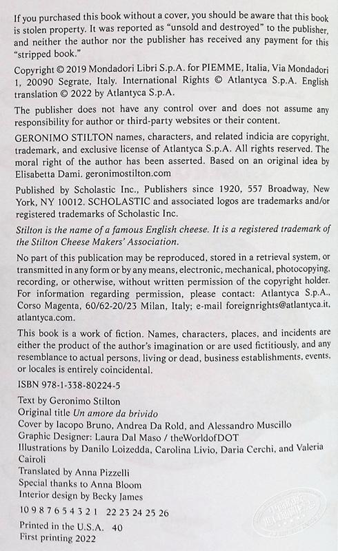 【中商原版】Geronimo Stilton #80:Have a Heart Geronimo老鼠记者80 英文原版 进口图书 儿童图画章节书 插图故事书 青少年读物 商品图4