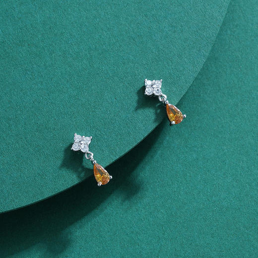 【沛玲】子佩集s925纯银水滴微镶锆石耳饰【ZYXS-E2577】2208 商品图5