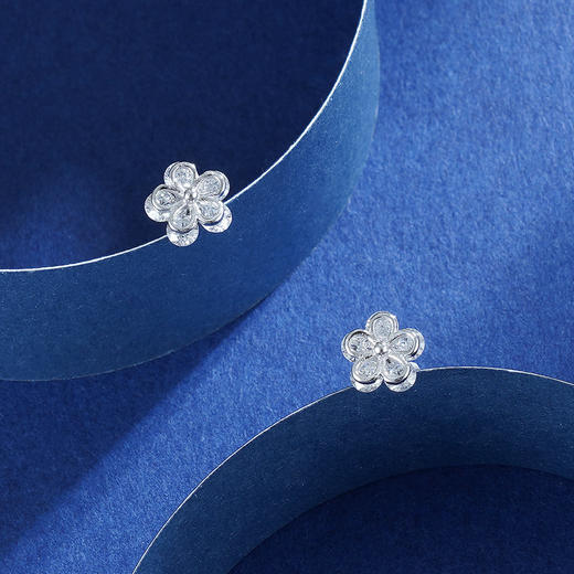 【怡香】子佩集s925纯银小花螺纹拧扣螺丝耳饰【ZYXS-E2626】2208 商品图3