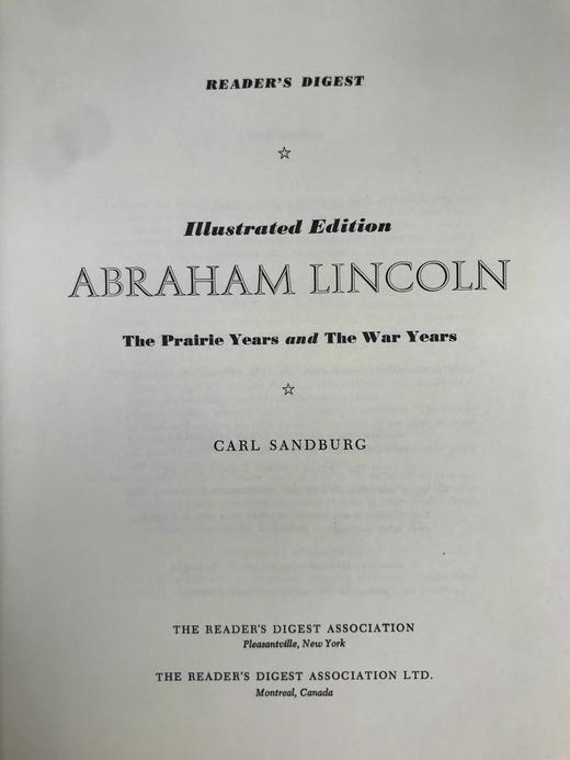 林肯的草原年代与战争年代 200余幅插图 精装16开 商品图3
