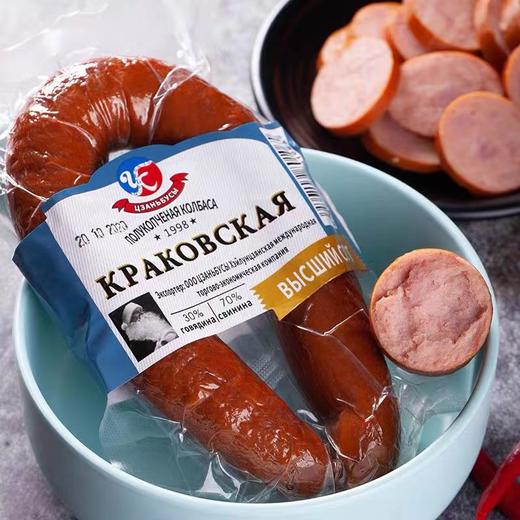 【中欧班列精选】俄罗斯风味牛筋肠 卢布肠 盘肠 香肠 三文治肠 大块肉 萨拉肉 芝士肠 鹅肝肠 大雪花牛肉肠多口味组合  正品保证   新鲜日期 商品图10