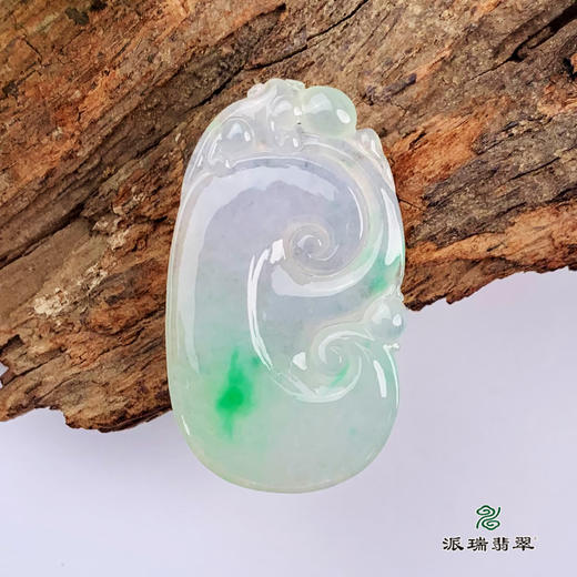 派瑞翡翠 翡翠挂件 糯种 飘花 商品图1