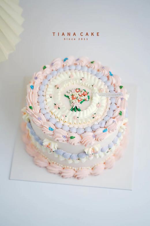 【复古奶油款】复古精致花花 商品图0