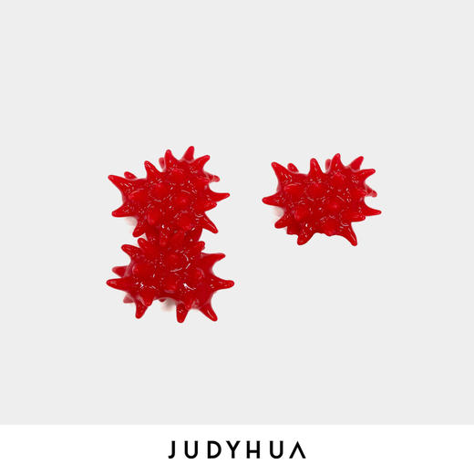 JUDYHUA 海胆灵感设计款耳环 商品图1