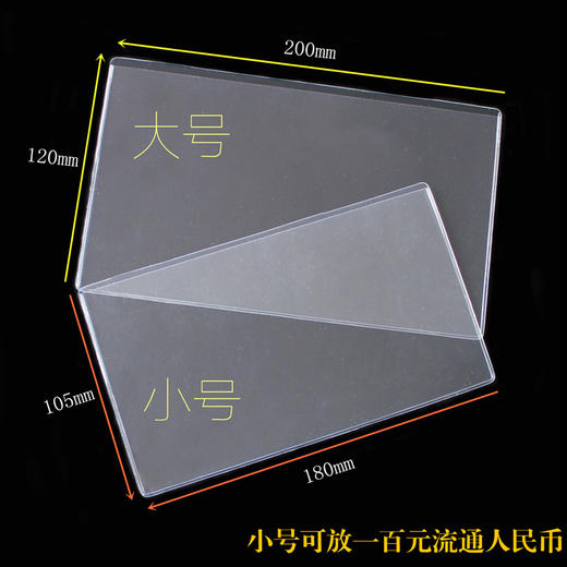 塑料硬胶套，钱币夹 商品图2