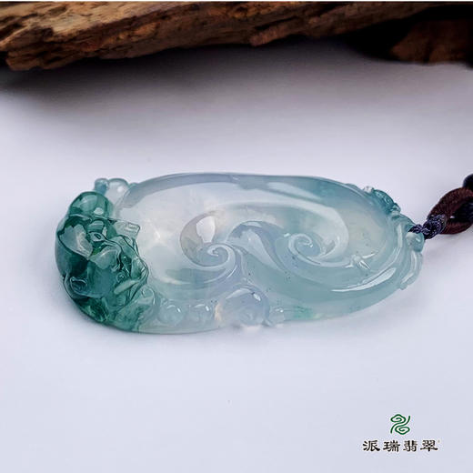 派瑞翡翠 翡翠挂件 冰种 飘花 商品图4
