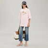 PALM ANGELS 棕榈天使 女士棉质断头熊徽标印花宽松圆领短袖T恤 粉色 PWAA017C99JER001 3460 商品缩略图3