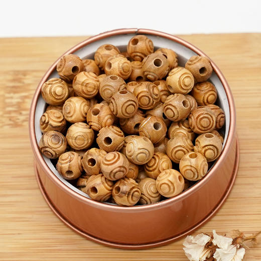 花纹橄榄木珠木料原木料意卡米诺手串念珠串珠单颗珠子料散珠老料意大利进口 商品图7