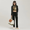 PALM ANGELS 棕榈天使 女士字母徽标印花休闲运动夹克外套 黑色 PWBD019C99FAB001 1001 商品缩略图3