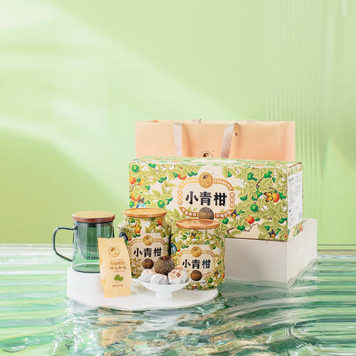 【柑宝专用】澜沧古茶茶妈妈22年+17年新会小青柑陈皮普洱熟茶双罐礼盒装100g 商品图3