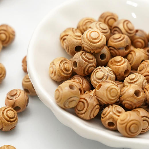 花纹橄榄木珠木料原木料意卡米诺手串念珠串珠单颗珠子料散珠老料意大利进口 商品图8