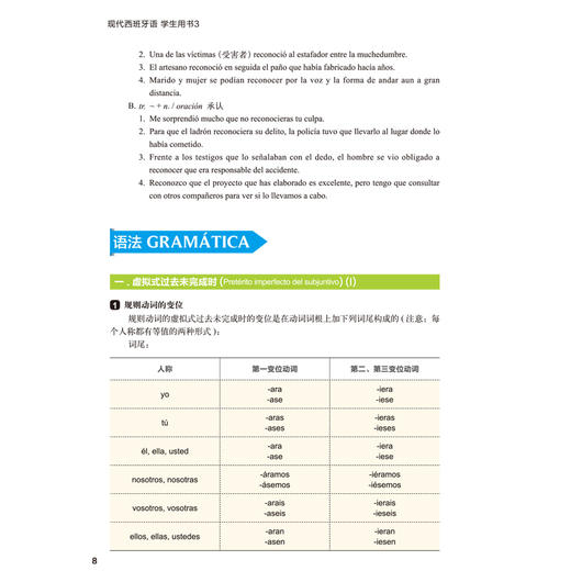 现代西班牙语(附光盘3学生用书外研社高等院校西班牙语专业课程教材)/现代西班牙语系列 商品图3