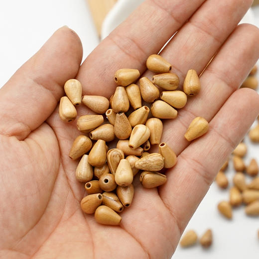 泪滴橄榄木珠木料原木料意卡米诺手串念珠串珠单颗珠子料散珠老料意大利进口 商品图1