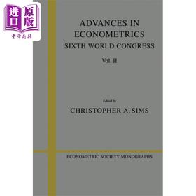 【中商原版】计量经济学的进展 卷2 Advances in Econometrics Volume 2 英文原版 Christopher Albert Sims
