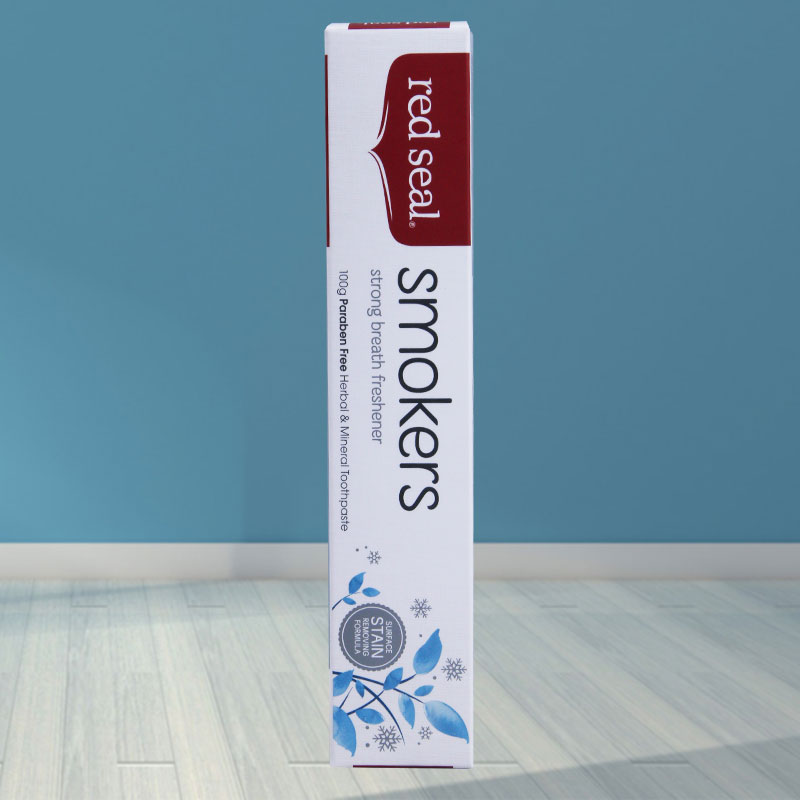 【吸烟去渍】新西兰Red Seal红印烟民牙膏 去口臭去渍 双重薄荷100g