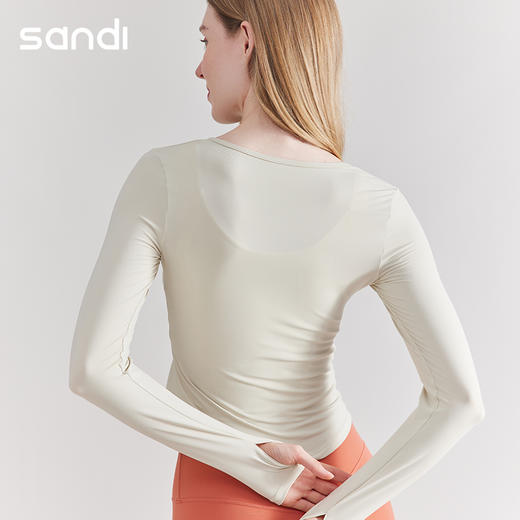 SANDI品牌长袖罩衫不可插胸垫SJ19013 商品图1