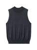 322工房知性半高领百搭针织背心2022秋冬新款丝羊绒纯色打底衫女 商品缩略图4