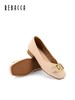 2楼瑞贝卡平底舒适通勤方头浅口女鞋25ZY0404 商品缩略图2
