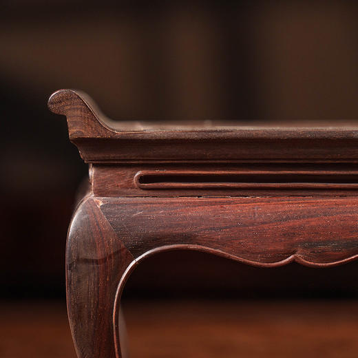 二十世纪 红木束腰三弯腿壸门牙板翘头供案摆件 商品图1