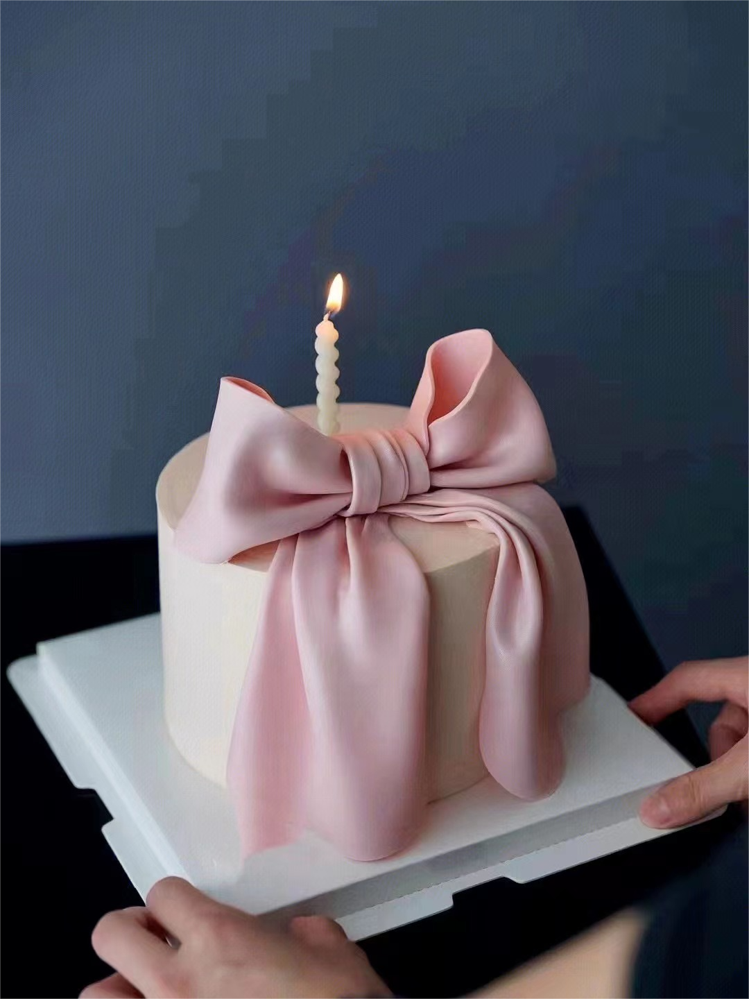 粉色蝴蝶结【夹心：奥利奥＋芒果＋扁桃仁榛子酱】