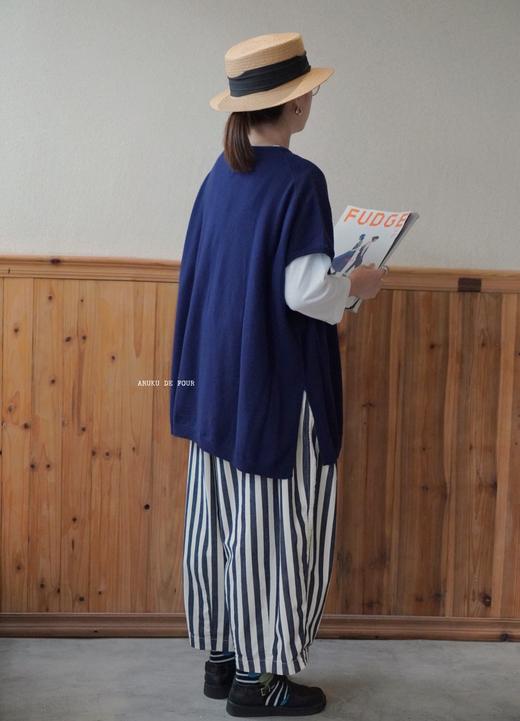 （5折）g棕色浅灰深蓝黑羊毛背心 商品图6