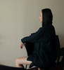 独立设计 · 中式茶服 不规则斜襟茧型黑色棉麻中式茶服连衣裙（48小时顺丰发货） 商品缩略图1