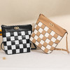 PIERRE CARDIN‘棋盘格系列’ 真皮格纹单肩包女 商品缩略图0