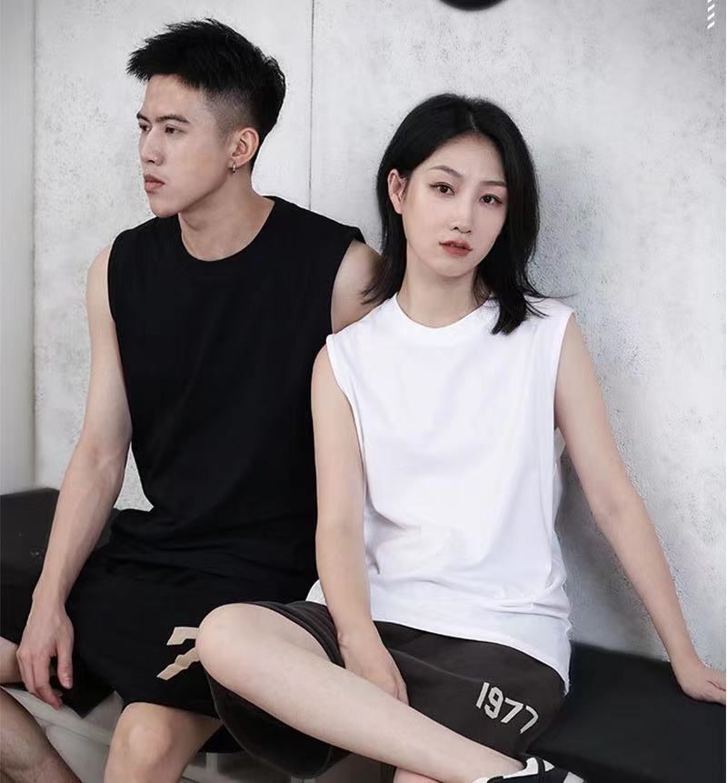 【清仓】G7-1 宇风细螺纹背心 宽肩背心