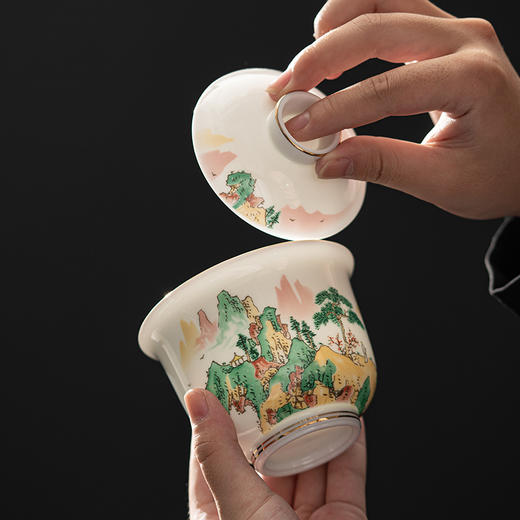 兰亭雅集丨四季常青茶具套装 商品图2