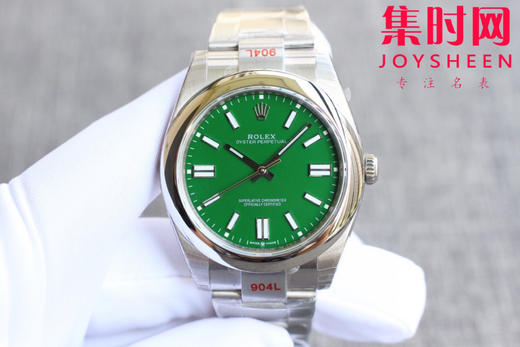 2020新款劳力士蚝式恒动型41系列
机芯：搭配劳力士全新3230自动机械机芯；
表盘尺寸：与原装一致厚度12mm：表径41mm 商品图0