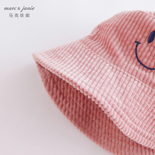 马克珍妮秋装新款 男女童灯芯绒纯棉渔夫帽 宝宝帽子221837 商品图6