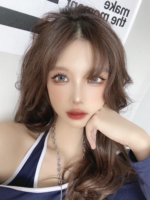 【大直径】Blushgirl-蓝纹奶酪14.5mm【年抛  0-800度 无525/575】 商品图4