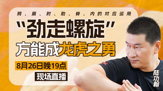 【8月26日】第46场：“劲走螺旋”方能成龙虎之勇 商品图0