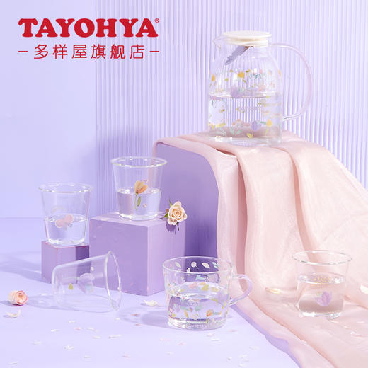 【专柜多样屋】-繁花玻璃一壶四杯水具组 商品图1