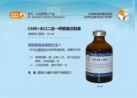 彼达斯CX60+B12二合一呼吸道注射液50ml单眼伤风针剂比达斯鸽子药