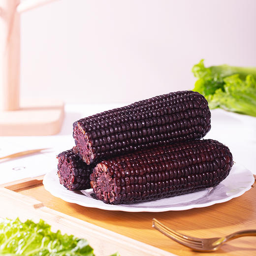 雁门清高富硒黑玉米220g*10根新鲜甜糯玉米真空装包 商品图4