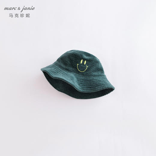 马克珍妮秋装新款 男女童灯芯绒纯棉渔夫帽 宝宝帽子221837 商品图2