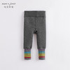 马克珍妮冬装新款 女童高腰护肚加绒打底裤 儿童裤子221879 商品缩略图2