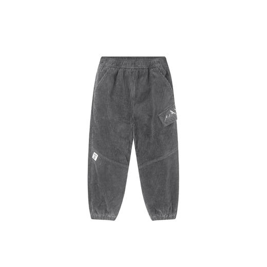 迷你巴拉男童女童休闲裤冬季宝宝加绒保暖复古灯芯绒长裤 商品图4